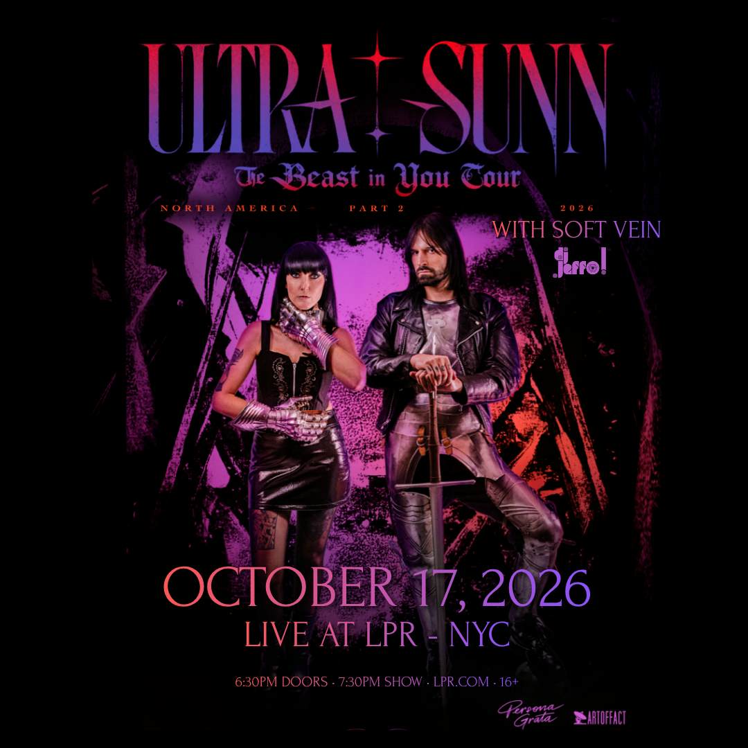 Flyer for ULTRA SUNN - The Beast in You Tour