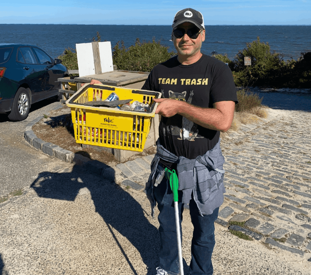 Flyer for International Coastal Cleanup at Iron Pier Beach