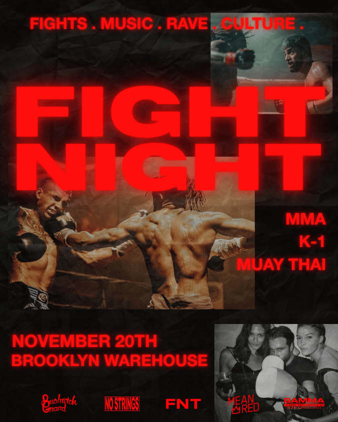 Flyer for Fight Night