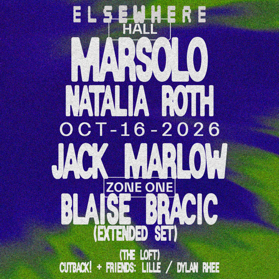 Flyer for MARSOLO NATALIA ROTH JACK MARLOW BLAISE BRACIC (EXTENDED SET)