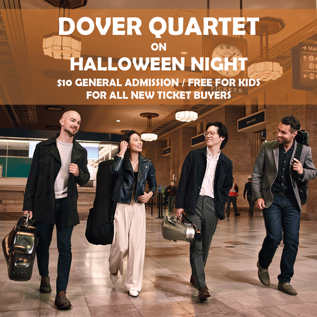 Flyer for Dover Quartet Concert: Dvořák on Halloween