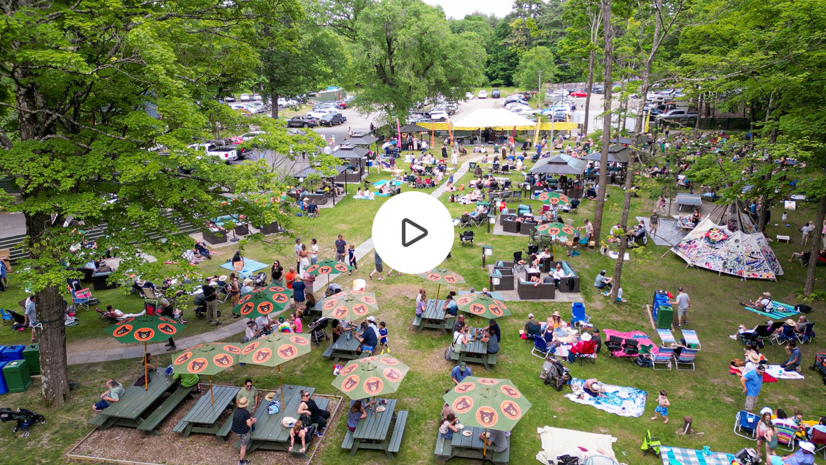 Flyer for Bearsville Bluegrass Festival