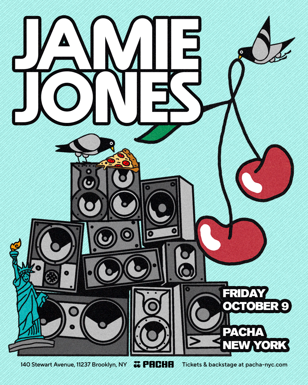 Flyer for Jamie Jones at Pacha New York