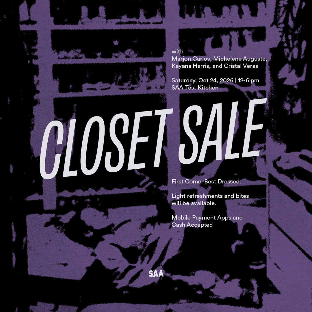 Flyer for Closet Sale