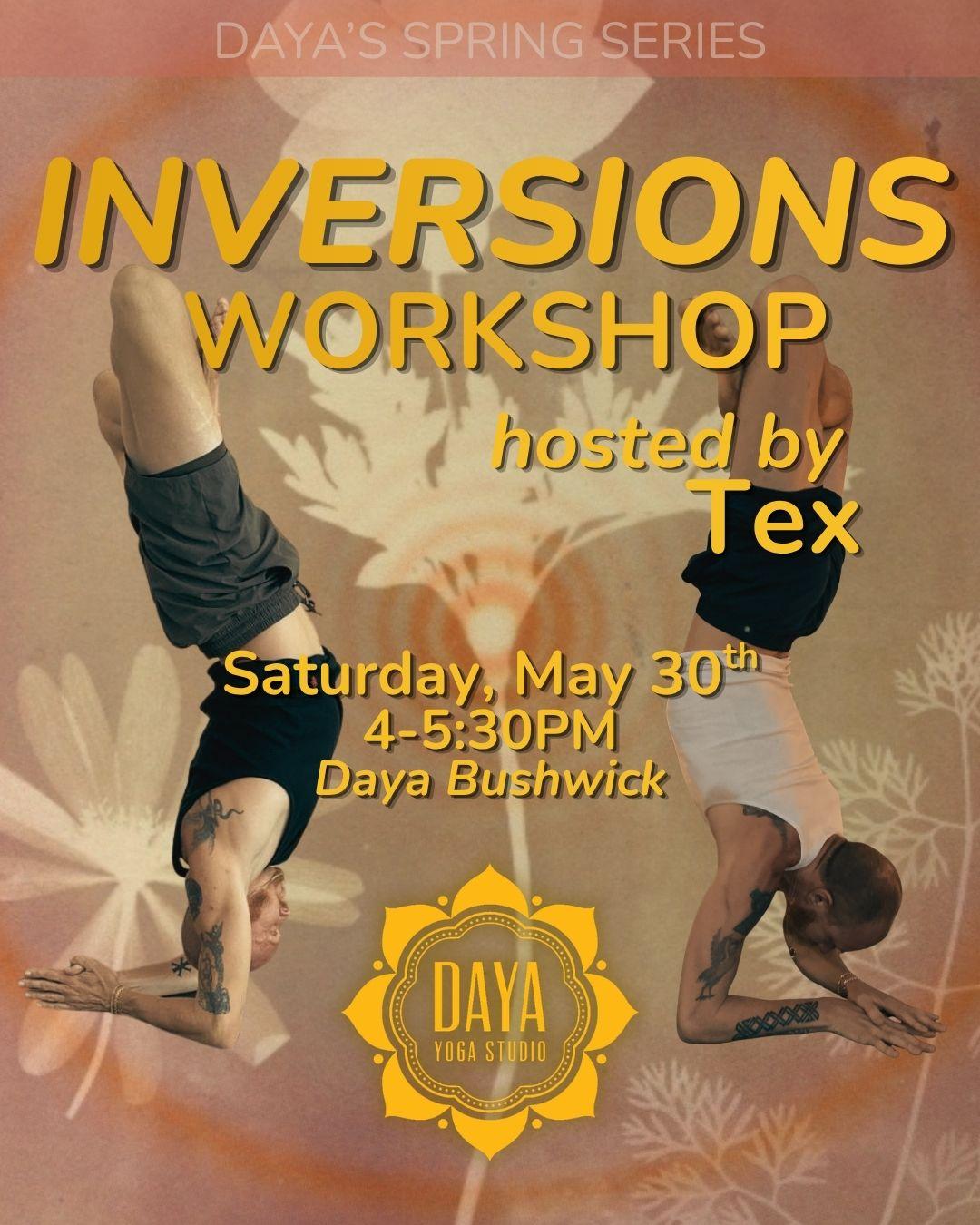 Flyer for Inversions Workshop