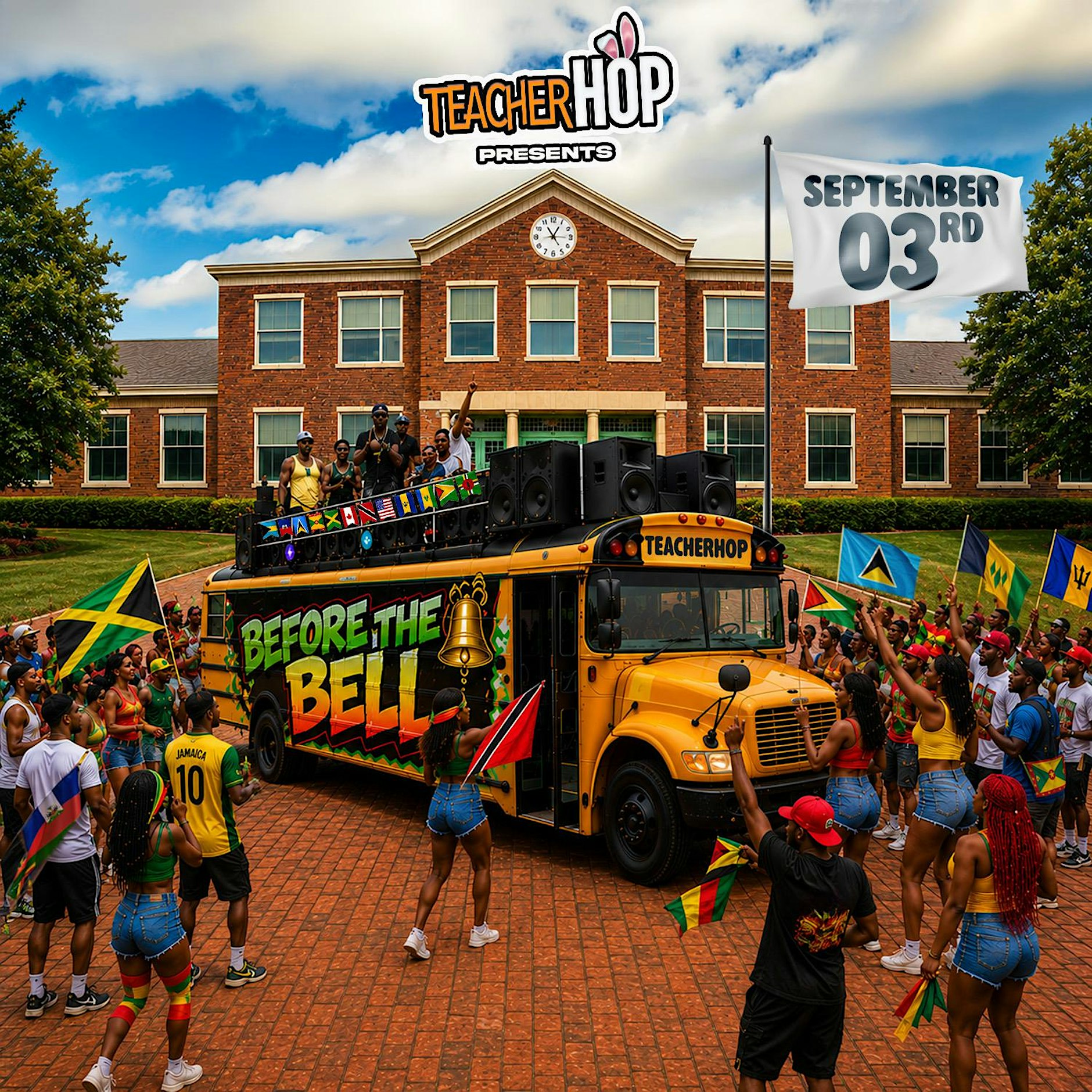 Flyer for Before the Bell: Day Rave