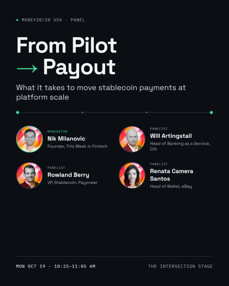 Flyer for From Pilot -> Payout: What it takes to move stablecoin payments at platform scale
