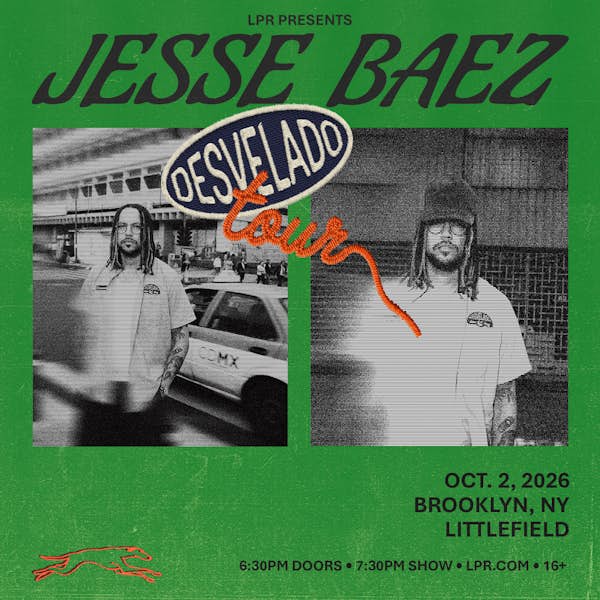 Flyer for Jesse Baez - Desvelado Tour