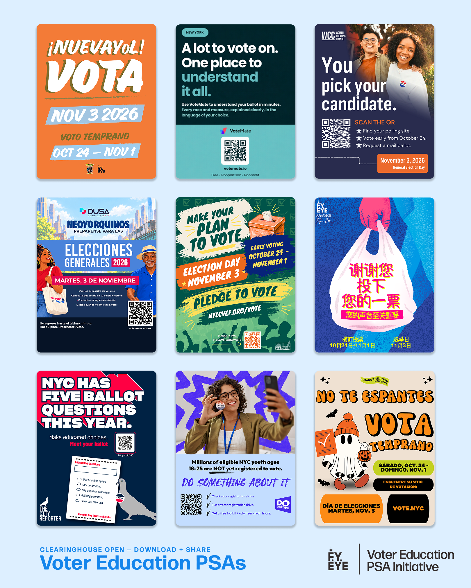 Flyer for General Election Day 2026