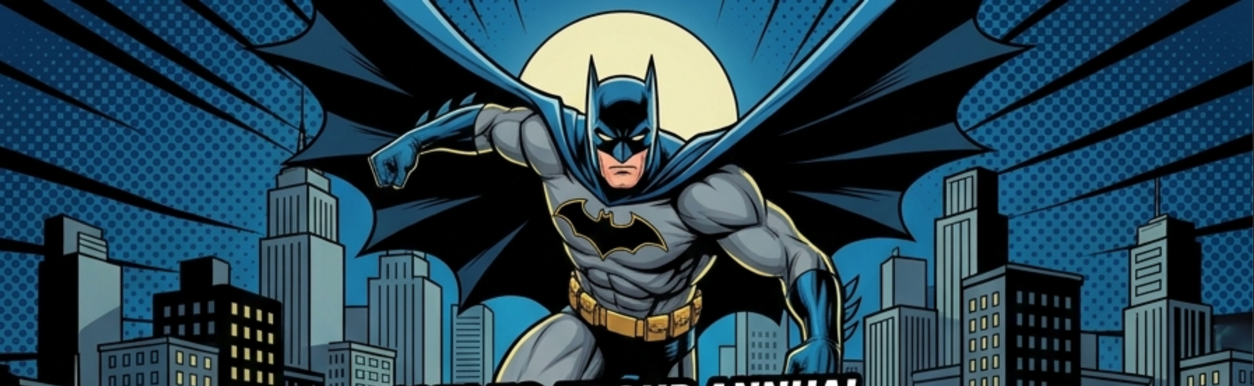 Flyer for Batman Day at Poe Park