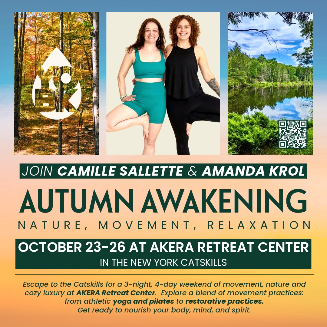 Flyer for Autumn Awakening: Nature, Movement, Relaxation