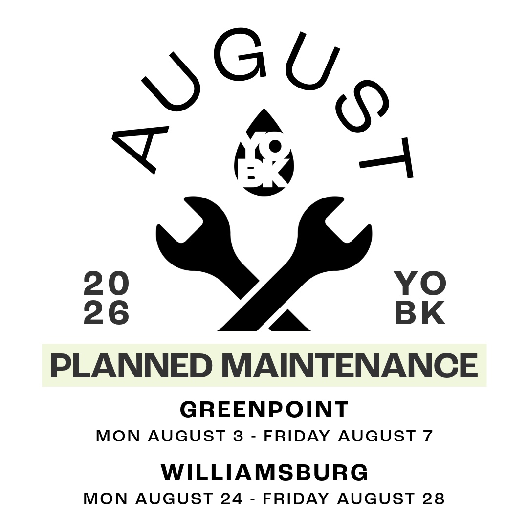 Flyer for Williamsburg Studio Closure for Planned Maintenance