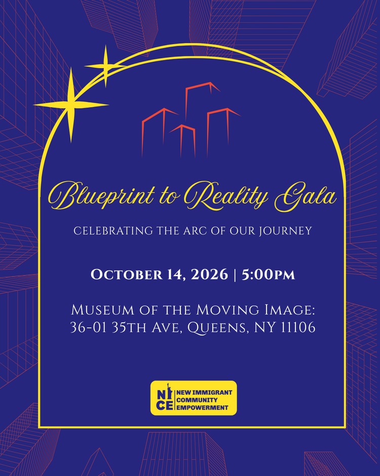 Flyer for Blueprint to Reality Gala