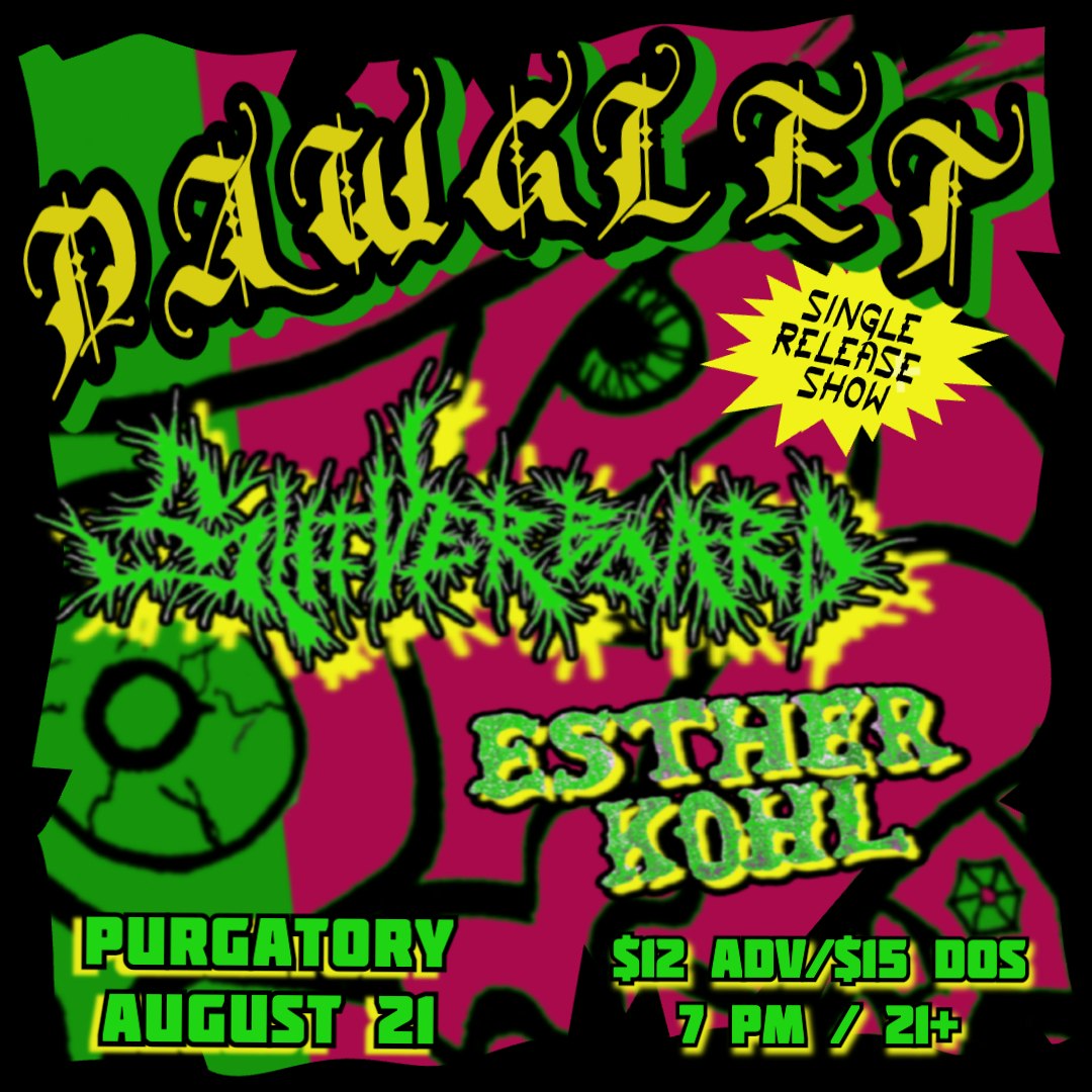 Flyer for PAWLET Single Release Show