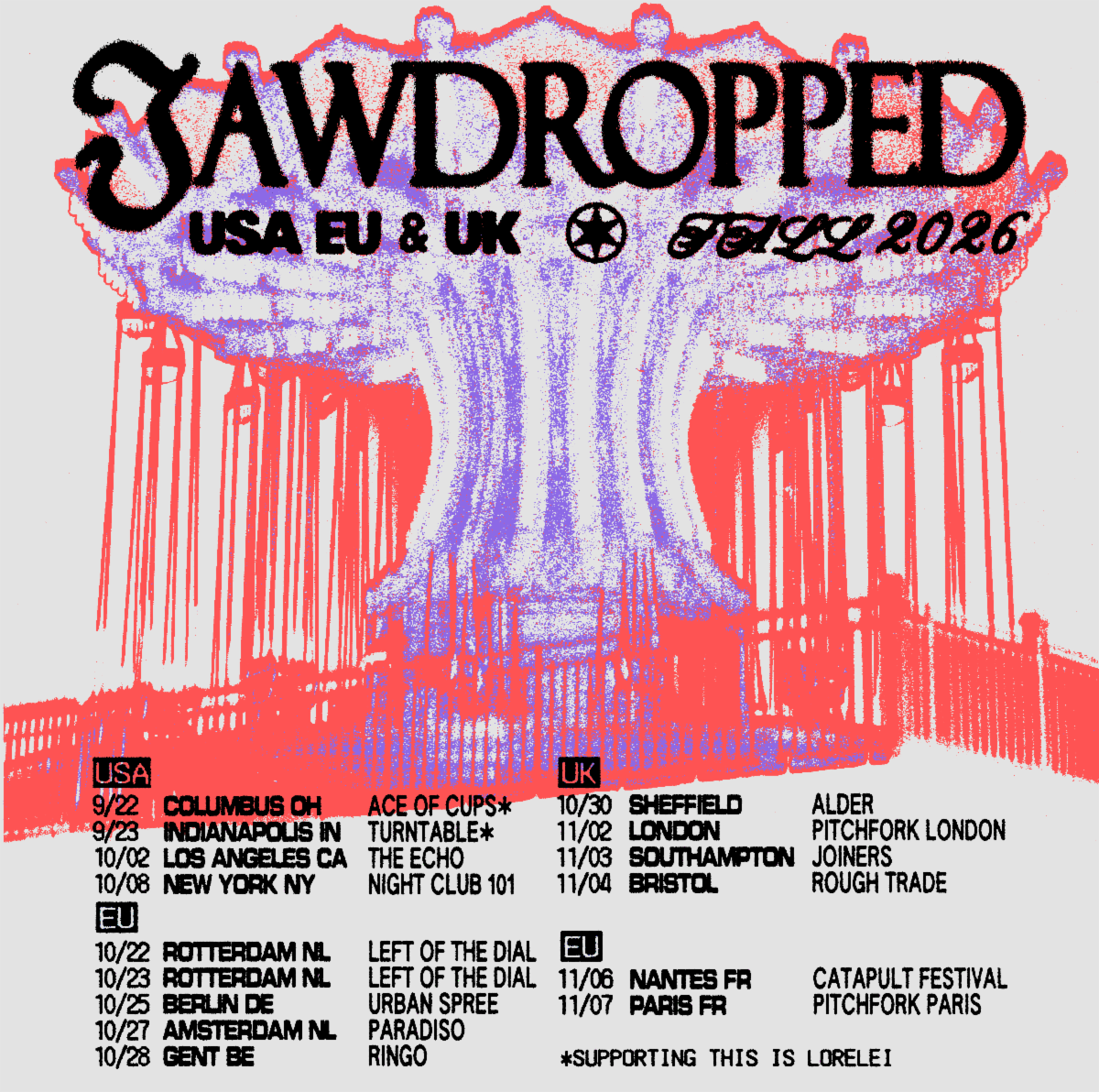 Flyer for JAWDROPPED