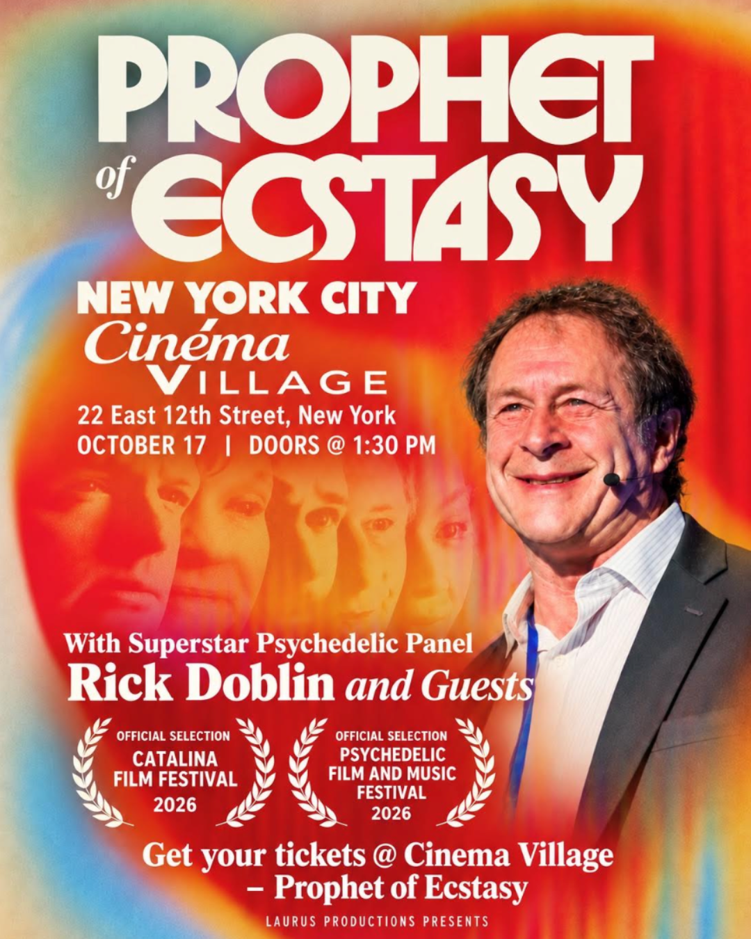 Flyer for Prophet of Ecstasy Screening & Panel