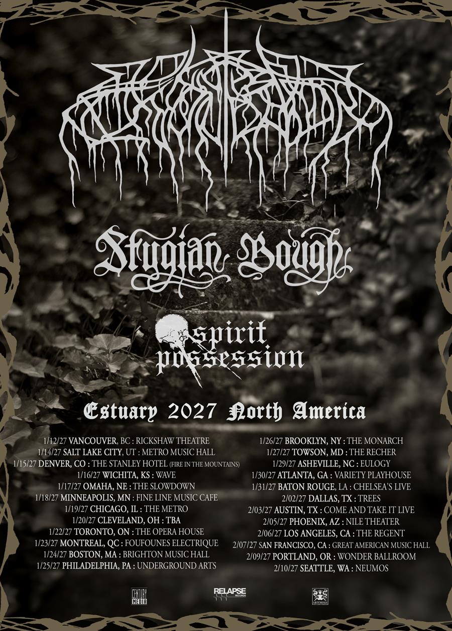 Flyer for Wolves in the Throne Room - Estuary North American Tour