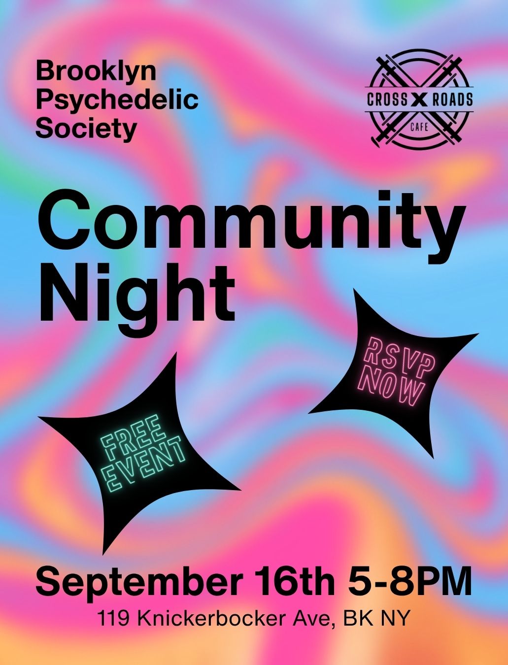 Flyer for BPS Community Night