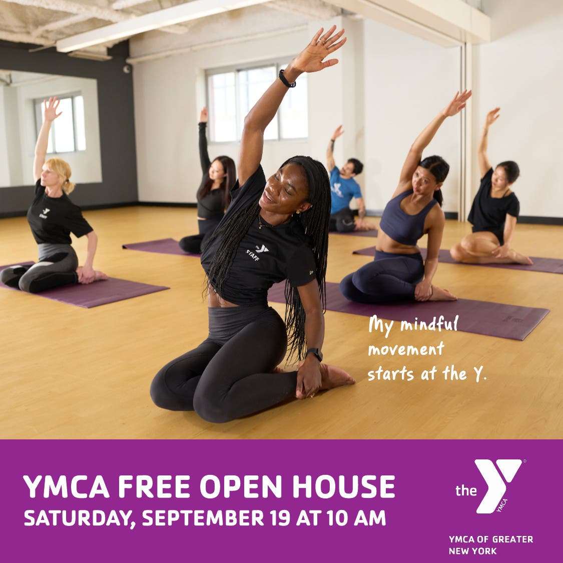 Flyer for FREE YMCA Open House