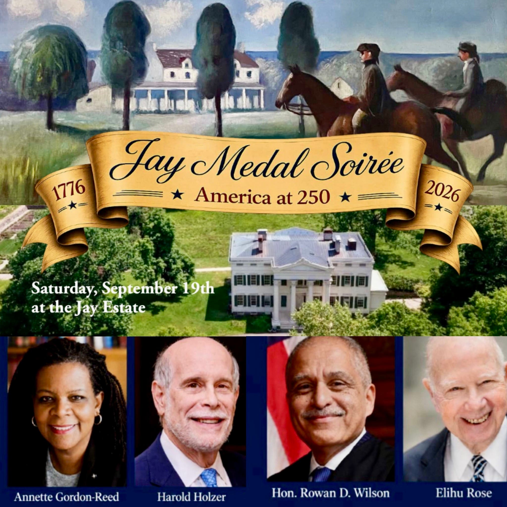 Flyer for Jay Medal Soirée