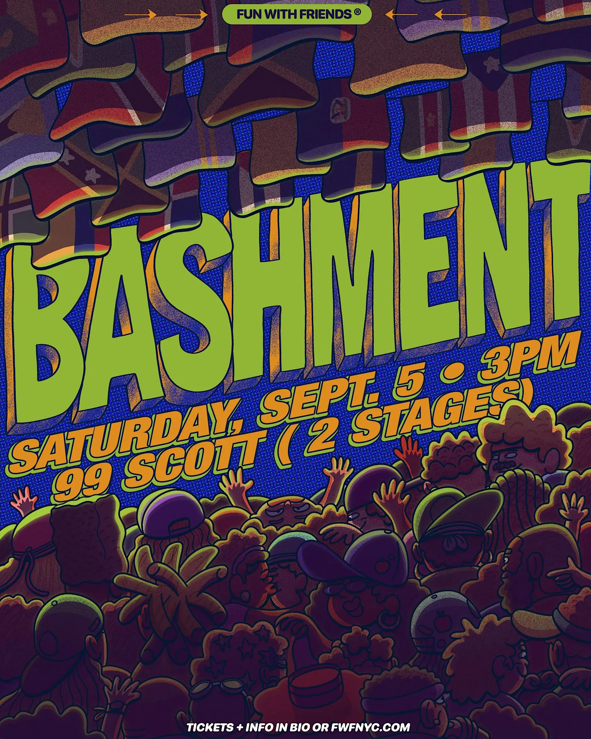 Flyer for Bashment