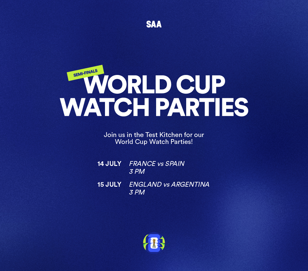 Flyer for World Cup Semi-Finals Watch Parties