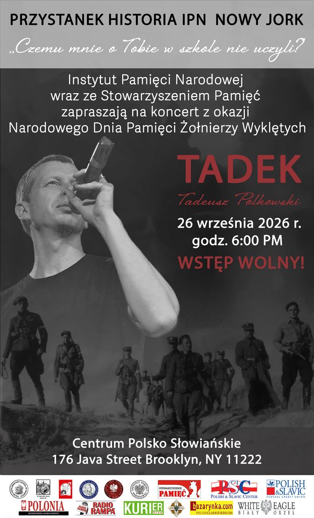 Flyer for Tadek Concert - "Why Didn't They Teach Me About You in School?" Series