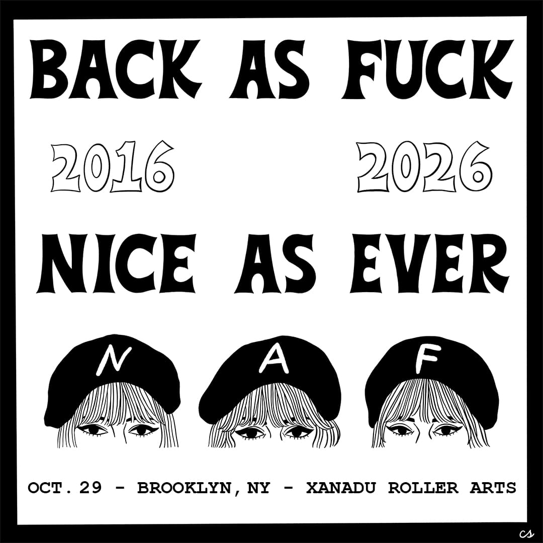 Flyer for NICE AS F*#K (concert)