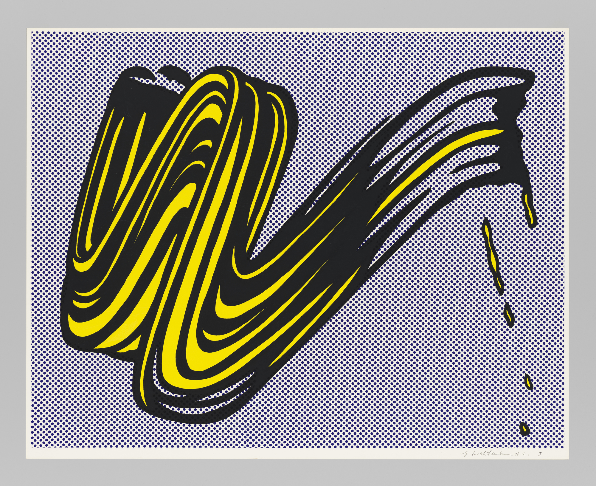 Flyer for Roy Lichtenstein: Like New