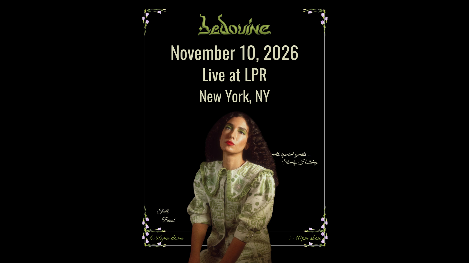 Flyer for Bedouine