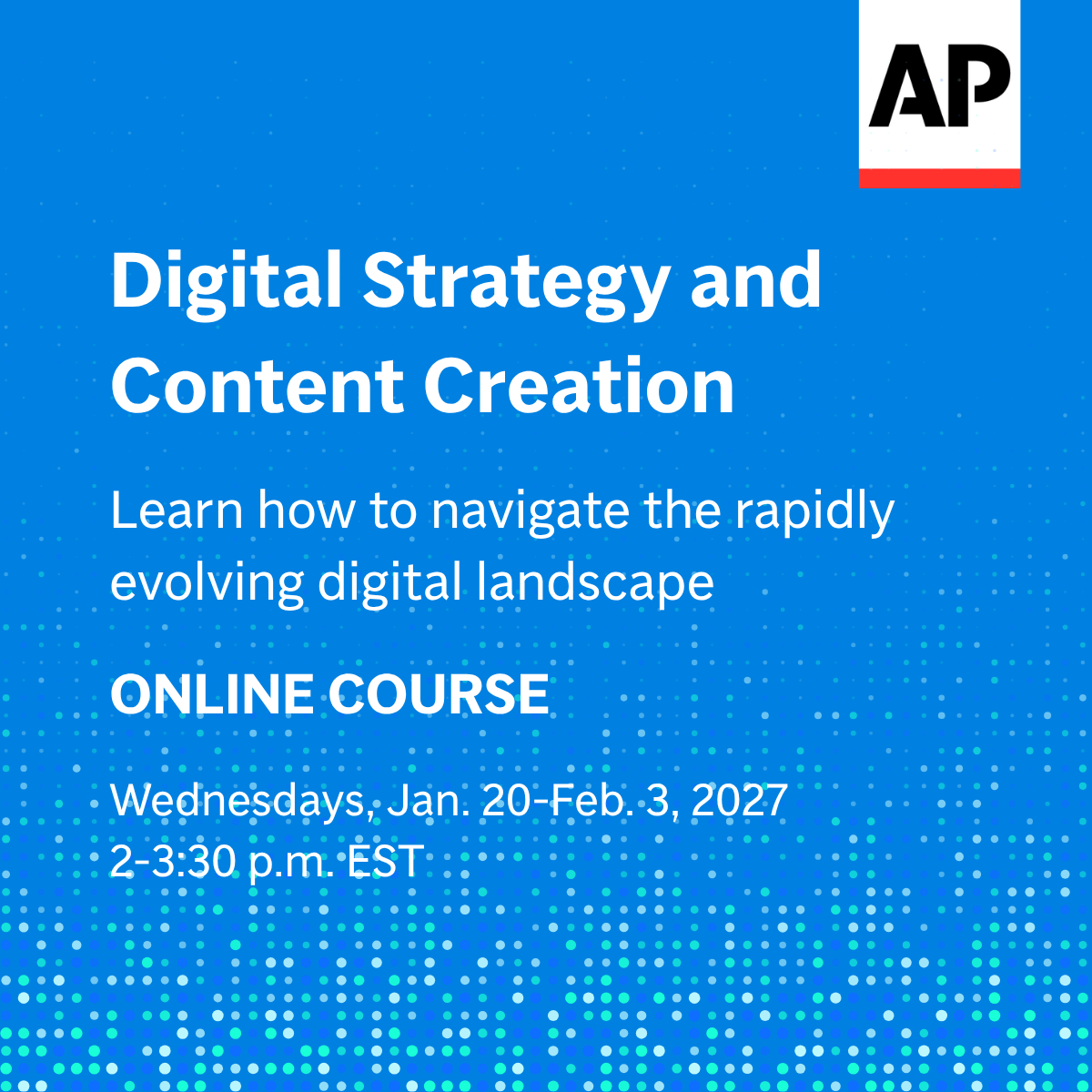 Flyer for Digital Strategy and Content Creation