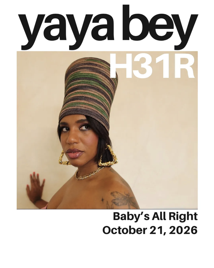 Flyer for Yaya Bey H31R