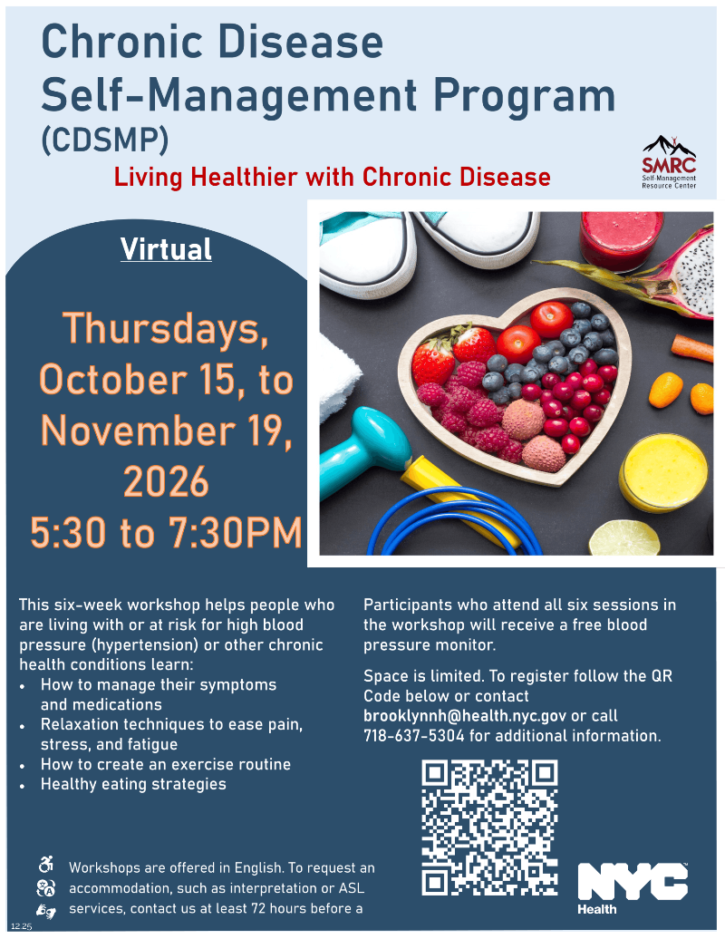 Flyer for Chronic Disease Self-Management Program (CDSMP)