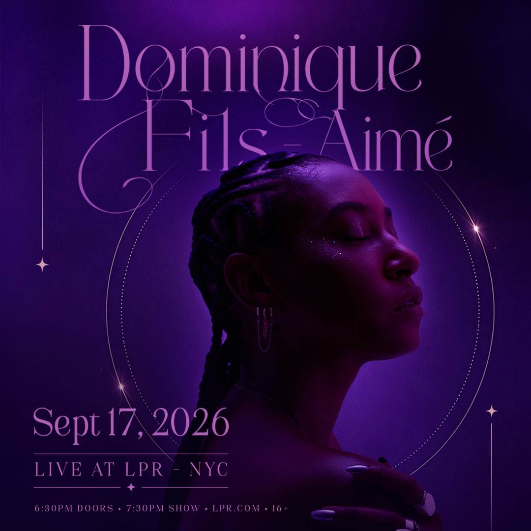 Flyer for Dominique Fils-Aimé