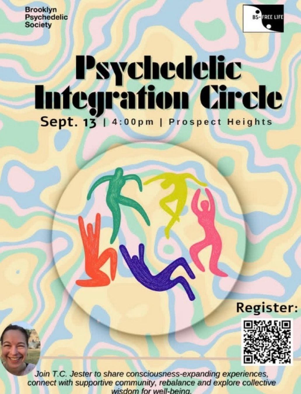 Flyer for Psychedelic Integration Circle