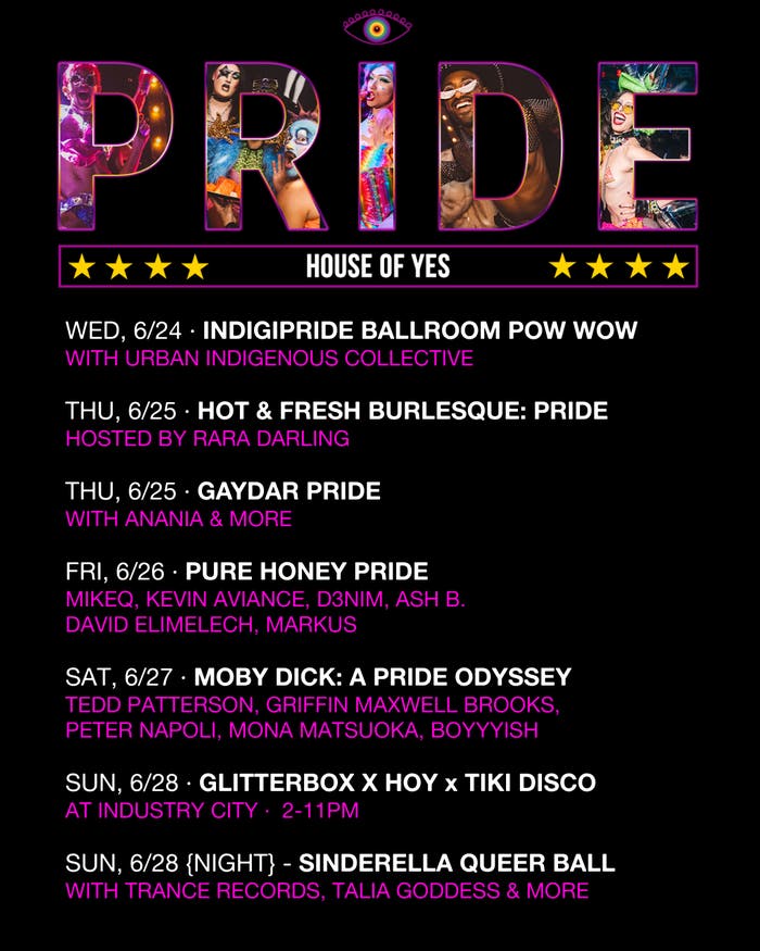Flyer for INDIGIPRIDE BALLROOM POW WOW