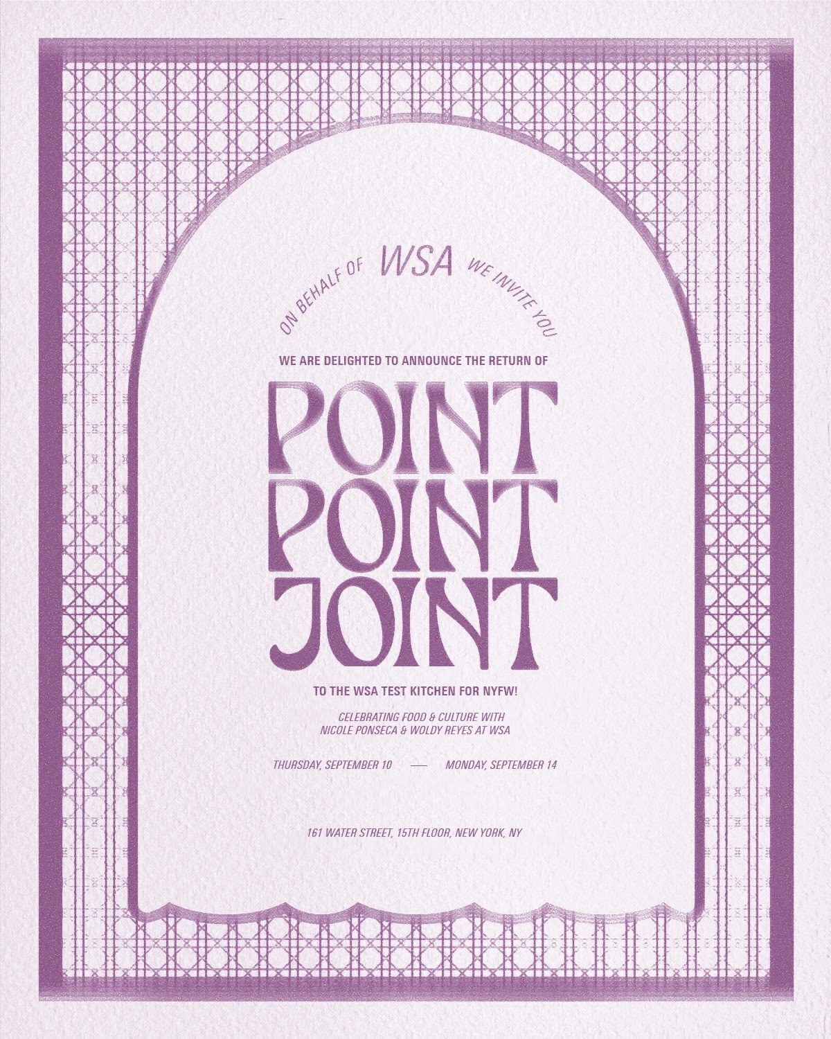 Flyer for Filipino Dinner Series: Point Point Joint