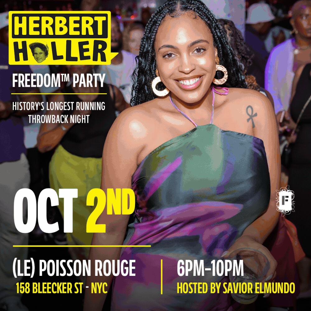 Flyer for Herbert Holler Freedom Party