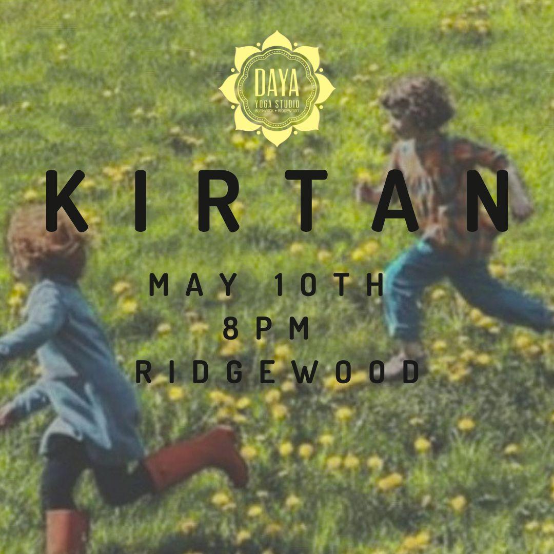 Flyer for Kirtan