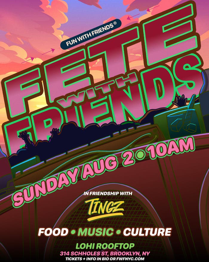 Flyer for FETE WITH FRIENDS® | Breakfast Fete