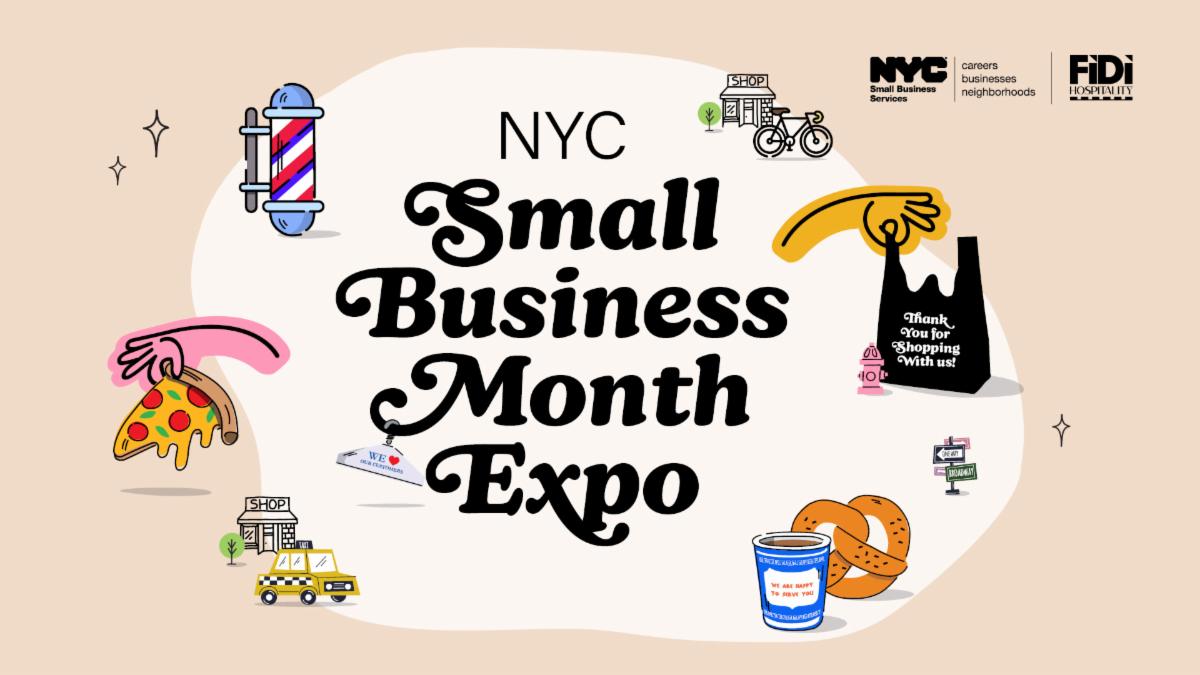 Flyer for 2026 NYC Small Business Month Expo
