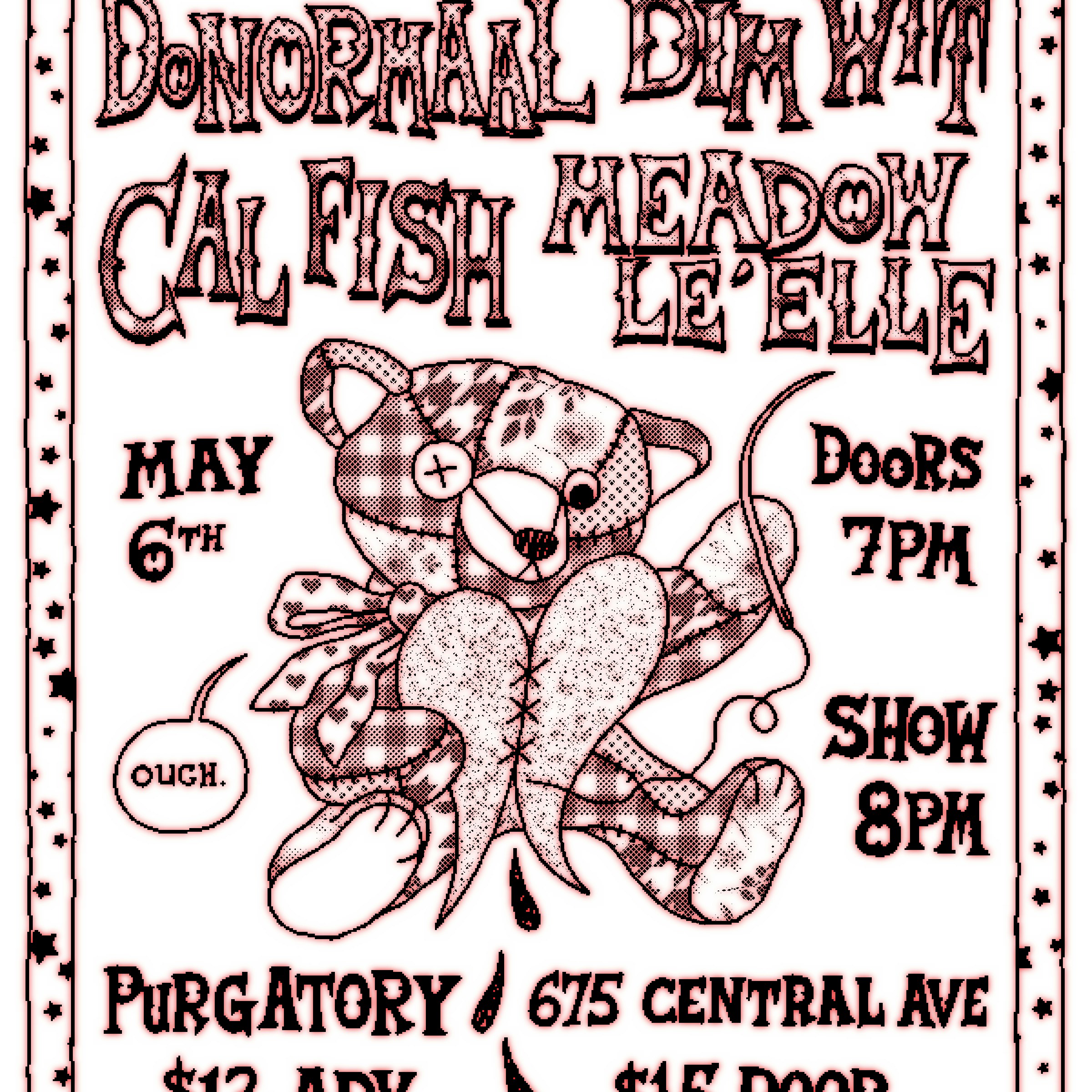 Flyer for DBNORMAL DIM WIT CAL FISH MEADOW LE'ELLE