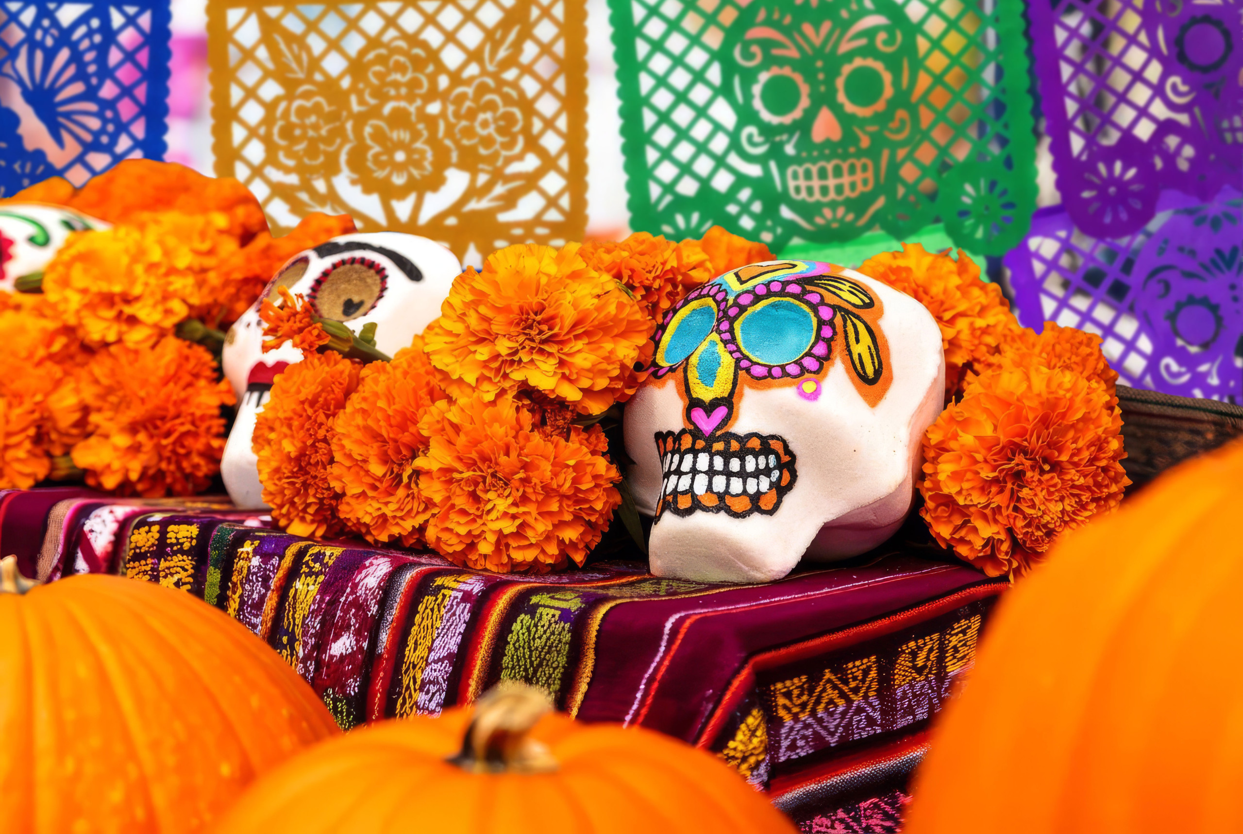 Flyer for Día de los Muertos