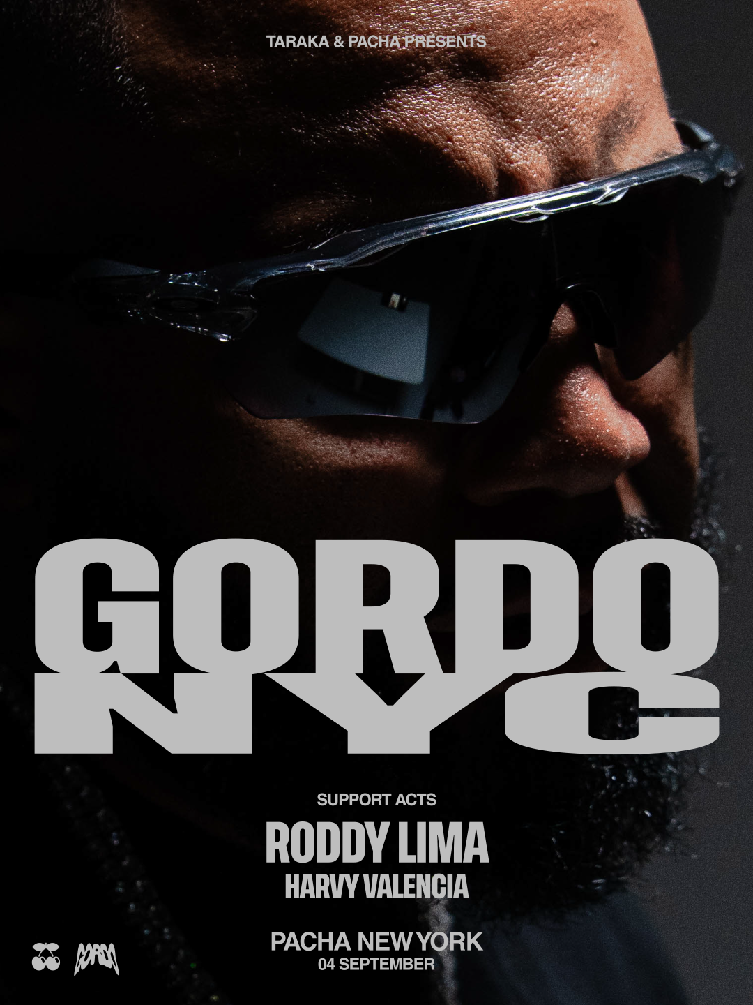 Flyer for GORDO with Roddy Lima and Harvy Valencia
