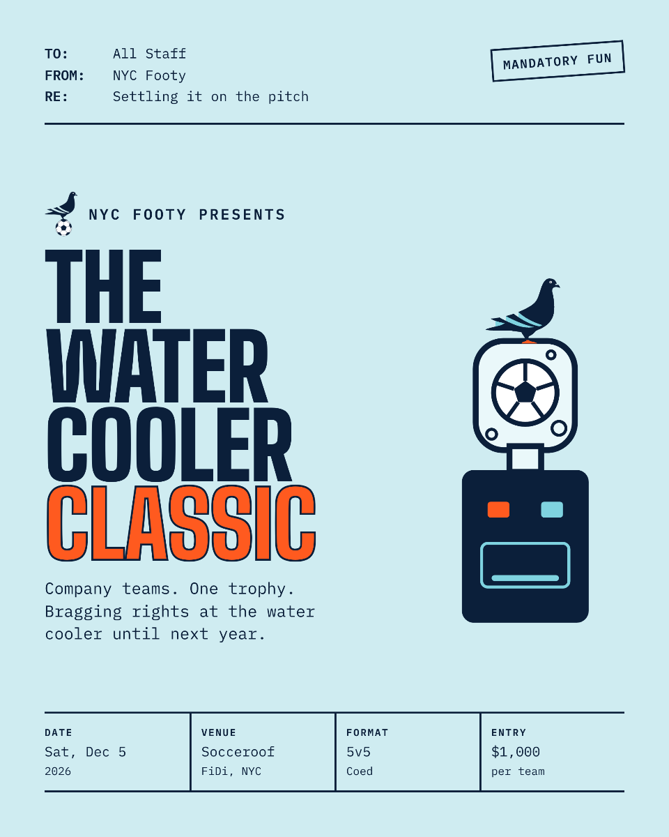 Flyer for The Water Cooler Classic
