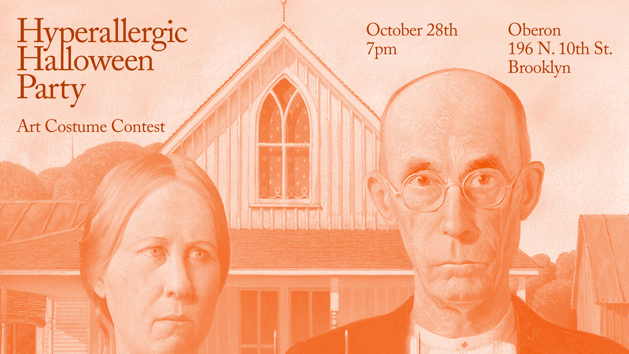 Flyer for A Hyperallergic Halloween