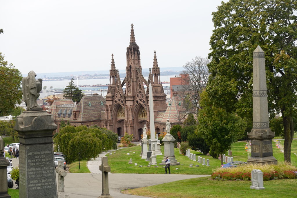 Flyer for Cemetery Scavenger Hunt at Green-Wood Cemetery