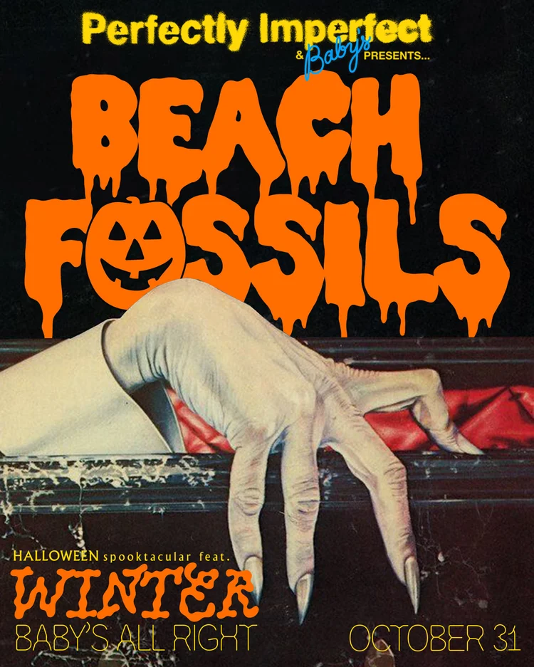 Flyer for BEACH FOSSILS