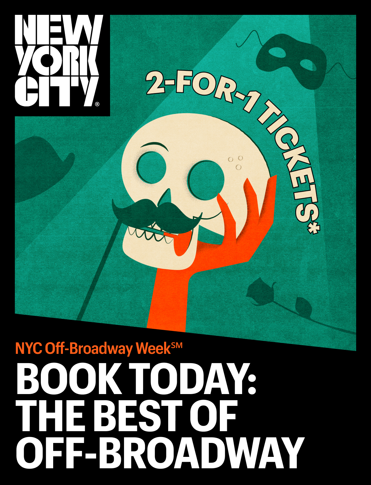 Flyer for NYC Off-Broadway Week