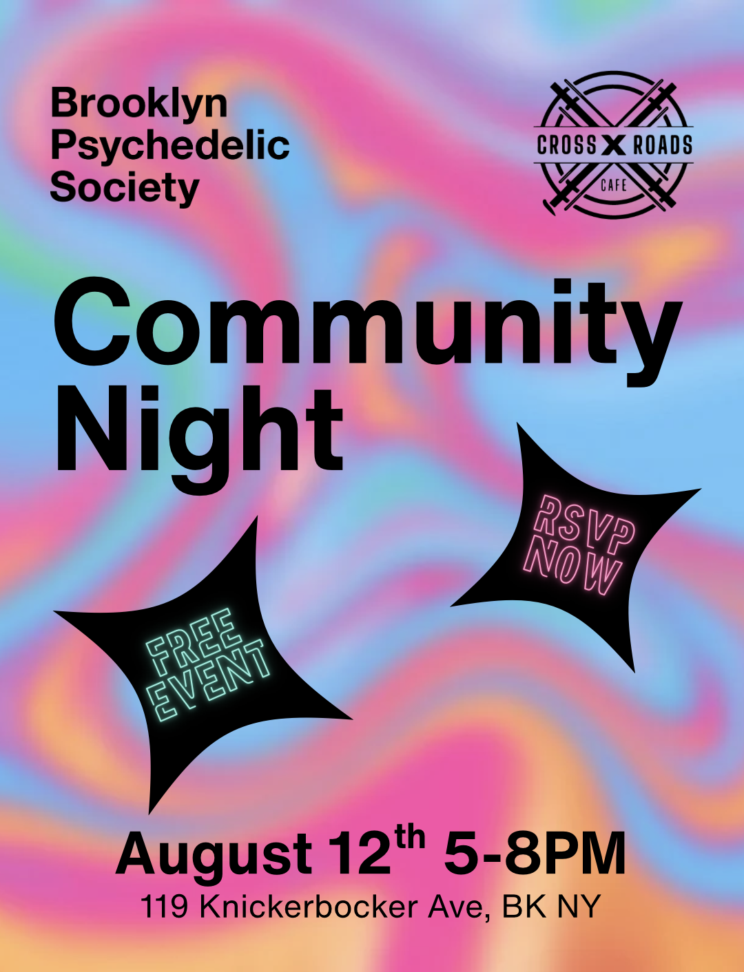 Flyer for Community Night